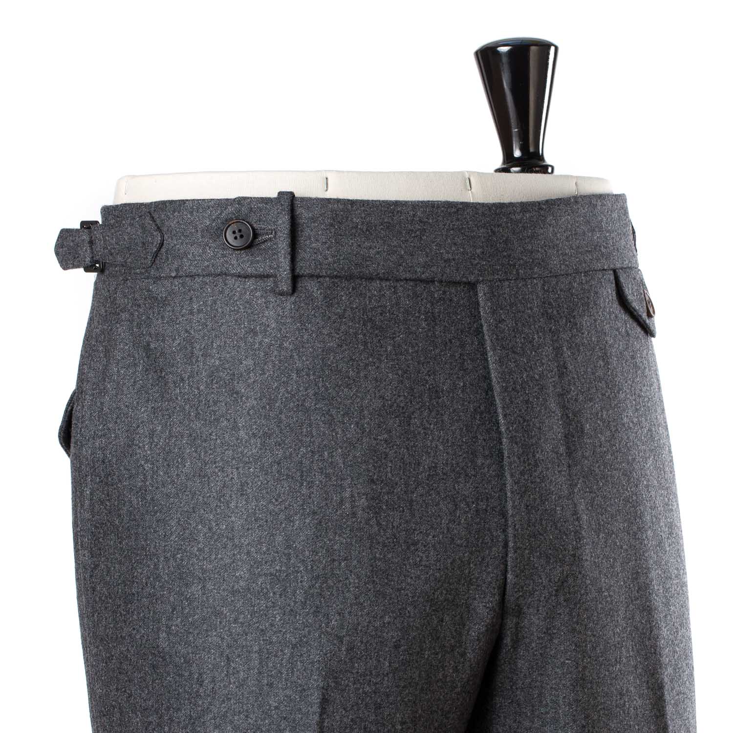 Exclusively for Michael Jondral: Grey Flannel Pants made of pure Wool - Rota Sartorial